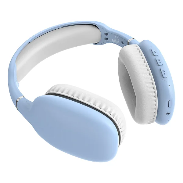 Snopy Sn-Bt43 Phase Mavi Kulak Üstü Bluetooth Kulaklık - Görsel 4