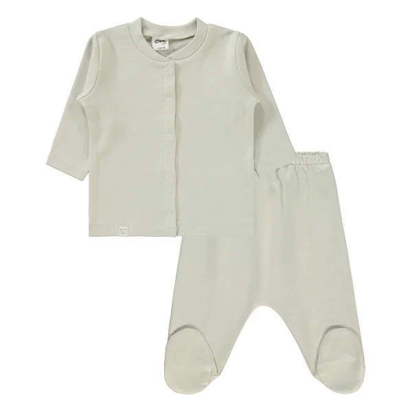 Civil Baby Düz 1-6 Ay Pijama Takımı - Lila 3-6 Ay - Görsel 5