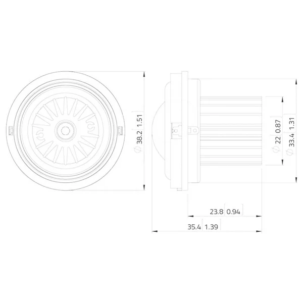 Lavoce Tn100.70 Dome Tweeter - Görsel 3