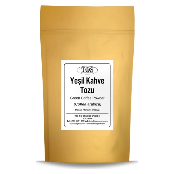Tos The Organic Spices Yeşil Kahve Çekirdeği Tozu 250 Gr - Görsel 2