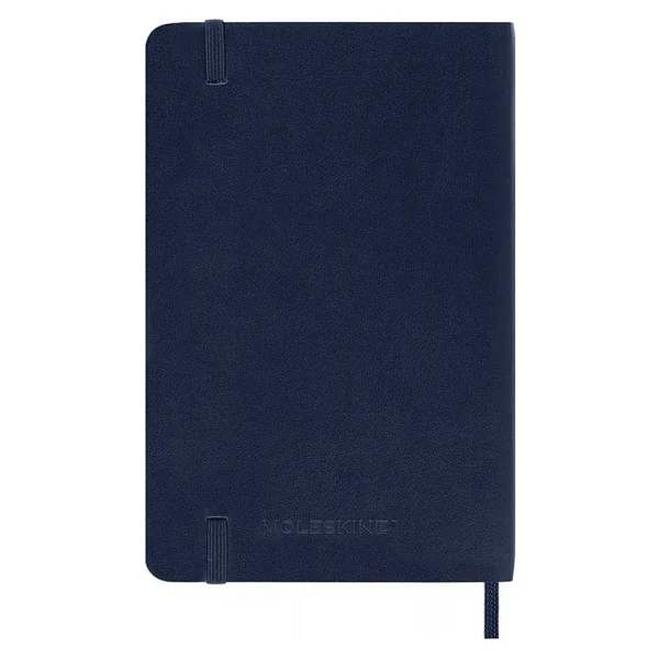Moleskine Yumuşak Kapak Çizgili Defter Cep Boy 9x14 Cm 192 Sayfa Safir Mavi - Görsel 2