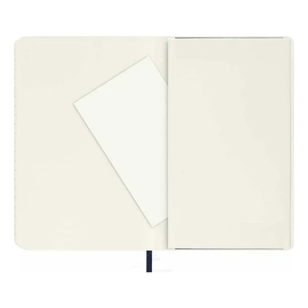 Moleskine Yumuşak Kapak Çizgili Defter Cep Boy 9x14 Cm 192 Sayfa Safir Mavi - Görsel 3