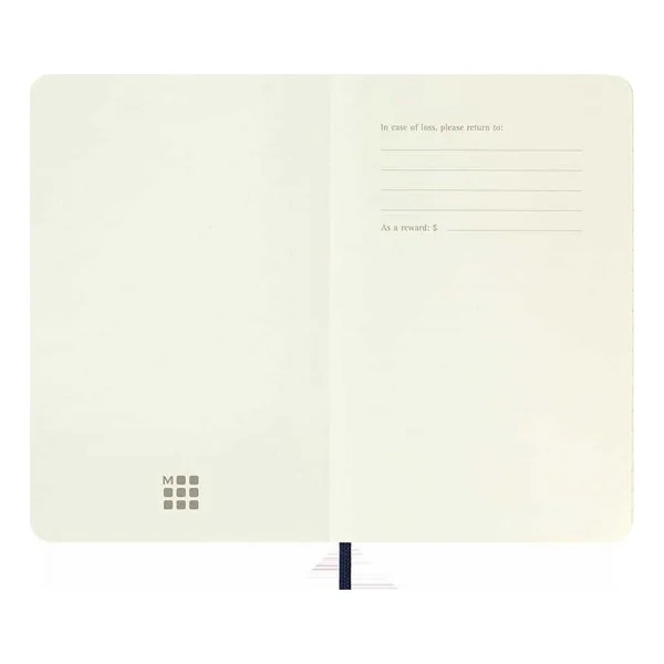 Moleskine Yumuşak Kapak Çizgili Defter Cep Boy 9x14 Cm 192 Sayfa Safir Mavi - Görsel 4