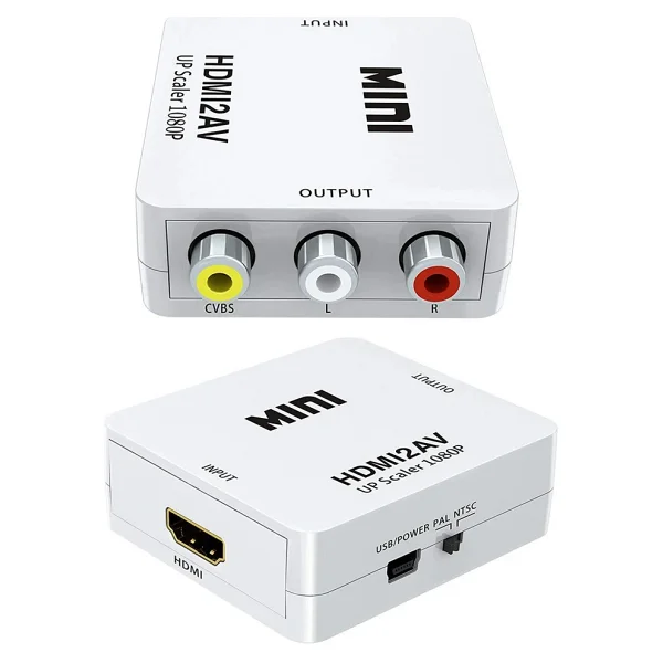 Fully G-5370 Hdmi To Rca Mini Model 1920X1080 Plastik Kasa Cevirici Konvertor - Görsel 2