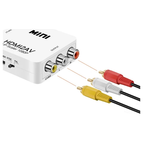 Fully G-5370 Hdmi To Rca Mini Model 1920X1080 Plastik Kasa Cevirici Konvertor - Görsel 4