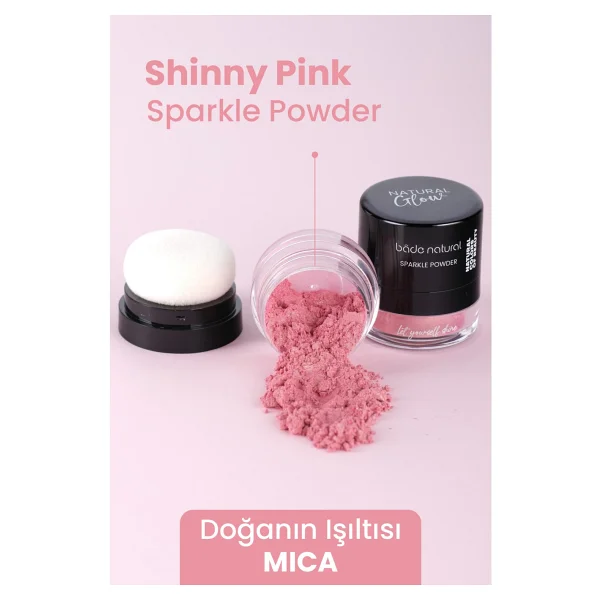 Bade Natural Sparkle Powder Işıltılı Toz Vücut Simi - Görsel 4