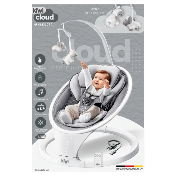 Kiwi Cloud Eleketrikli Ana Kucağı - Görsel 4