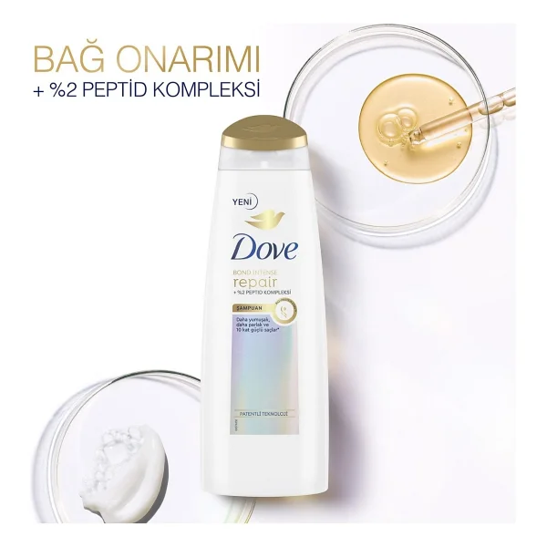 Dove Bond Intense Repair 400 Ml Şampuan - Görsel 3