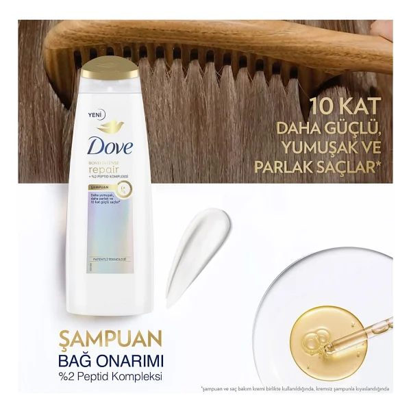 Dove Bond Intense Repair 400 Ml Şampuan - Görsel 4