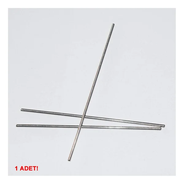 Robiz 2mm X 60mm Metal Mil Çelik Çubuk Aks Oyuncak Rc Araba Robot - Görsel 4