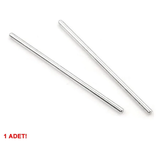 Robiz 2mm X 60mm Metal Mil Çelik Çubuk Aks Oyuncak Rc Araba Robot - Görsel 5