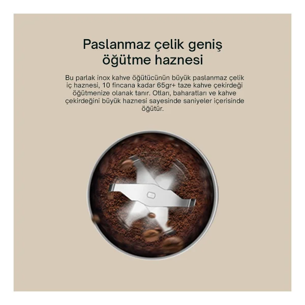 Rossclean Grind Baharat Ve Kahve Öğütücü - Görsel 4