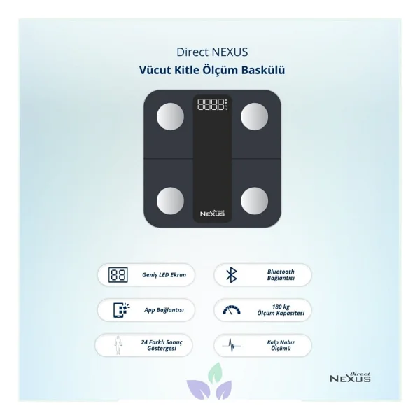 Direct Nexus Vücut Kitle Ölçüm Baskülü - Görsel 5