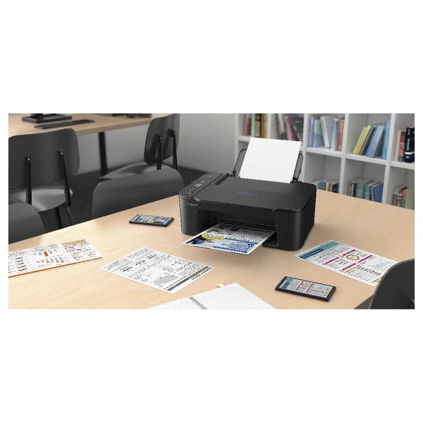 Canon Pixma E3640 Wi-Fi + Tarayıcı + Fotokopi Renkli Çok Fonksiyonlu Mürekkep Püskürtmeli Yazıcı - Görsel 6