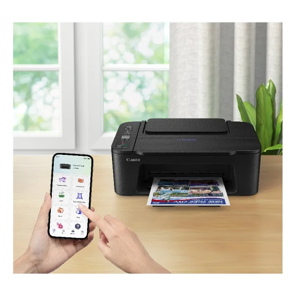 Canon Pixma E3640 Wi-Fi + Tarayıcı + Fotokopi Renkli Çok Fonksiyonlu Mürekkep Püskürtmeli Yazıcı - Görsel 5