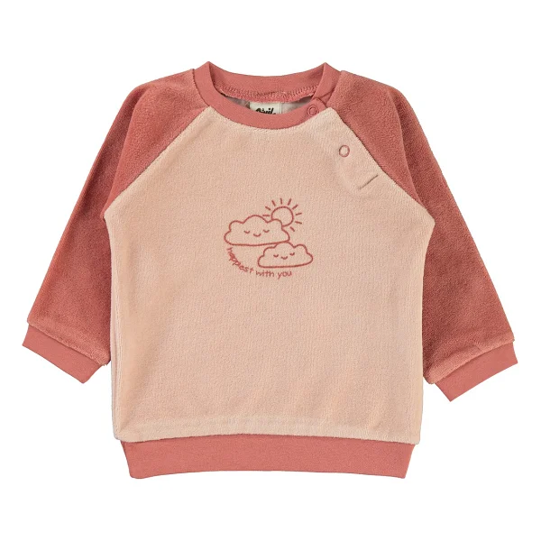 Civil Baby Kız Bebek Sweatshirt 6-18 Ay Pudra - 12 - 18 Ay - Görsel 4