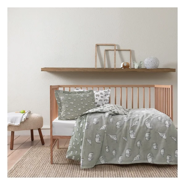 Yataş Mini Povey 100x120 Cm Wellsoft Adaçayı Bebek Battaniyesi - Görsel 2