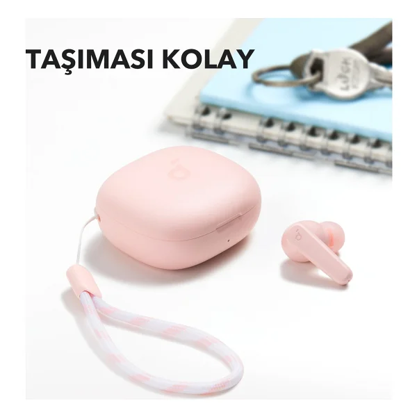Anker Soundcore R50i TWS Pembe Kulak İçi Bluetooth Kulaklık - Görsel 5