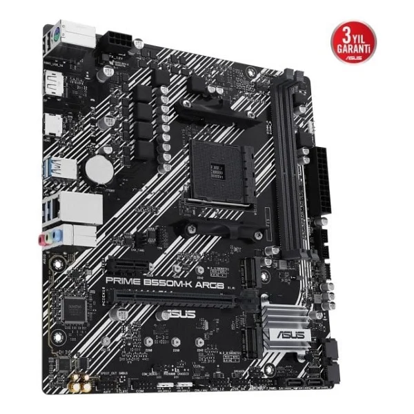 Asus Prime B550m-K Argb AMD Am4 DDR4 Micro Atx Anakart - Görsel 3
