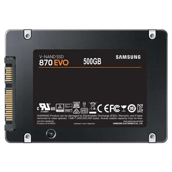 Samsung 870 Evo Mz-77e500bw Sata 3.0 2.5" 500 GB SSD - Görsel 2