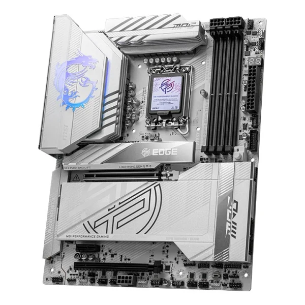 Msı Mpg Z890 Edge Tı Wi-Fi Intel Lga1851 DDR5 Atx Anakart - Görsel 4