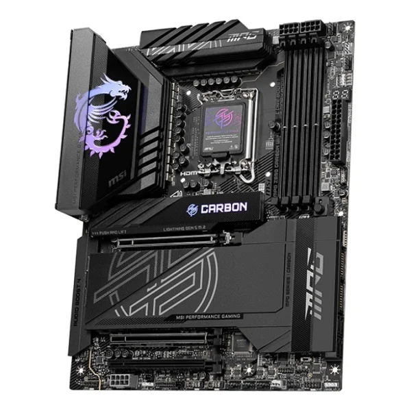 Msı Mpg Z890 Carbon Wi-Fi Intel Lga1851 DDR5 Atx Anakart - Görsel 2