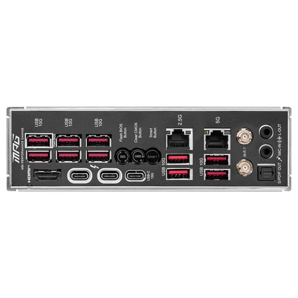 Msı Mpg Z890 Carbon Wi-Fi Intel Lga1851 DDR5 Atx Anakart - Görsel 5
