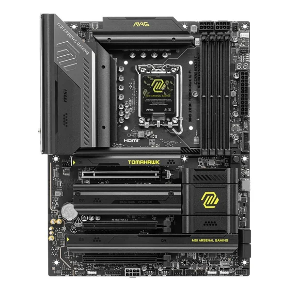 Msı Mag Z890 Tomahawk Wi-Fi Intel Lga1851 DDR5 Atx Anakart - Görsel 6