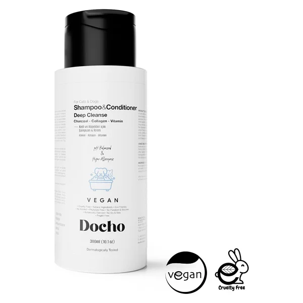 Docho Deep Cleanse 300 Ml Kömür Kolajen Vitamin Şampuan Ve Krem - Görsel 6