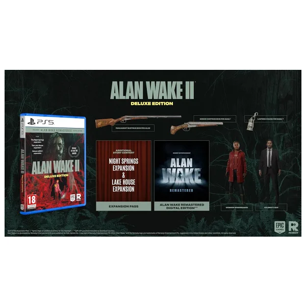 Alan Wake 2 Deluxe Edition PS5 Oyunu - Görsel 2