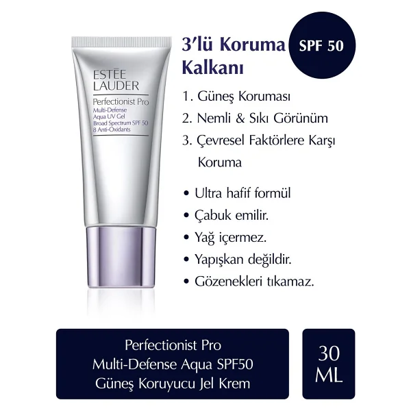 Estee Lauder Perfectionist Pro 8 Anti-Oksidan 30 Ml 50 Faktör Güneş Kremi - Görsel 3