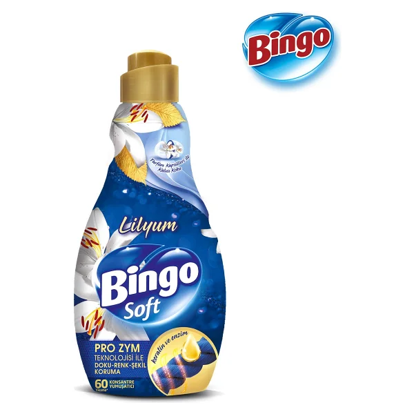 Bingo Soft Lilyum Yumuşatıcı 60 Yıkama 1.44 Lt 6'lı - Görsel 3