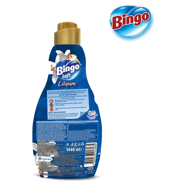 Bingo Soft Lilyum Yumuşatıcı 60 Yıkama 1.44 Lt 6'lı - Görsel 4