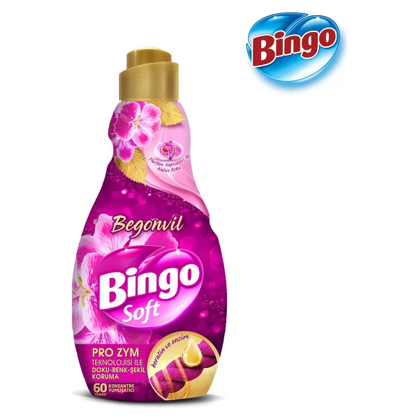 Bingo Soft Begonvil Yumuşatıcı 60 Yıkama 1.44 Lt 4'lü - Görsel 3