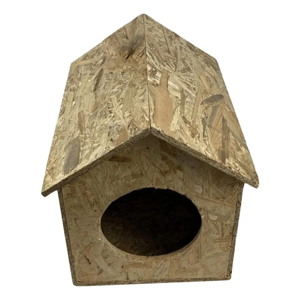 Reyo Kedi Evi Dış Ortam Uygun Ahşap Kedi Evi Osb 39X32x30 Cm - Cat25 - Görsel 4