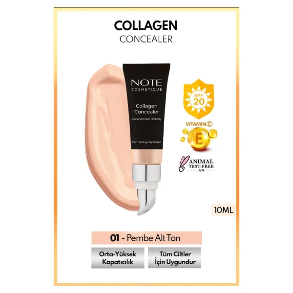 Note Collagen Spf 20 01 10 Ml Likit Kapatıcı - Görsel 6