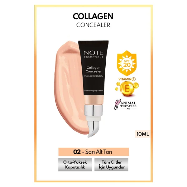 Note Collagen Spf 20 10 Ml Likit Kapatıcı - Görsel 5