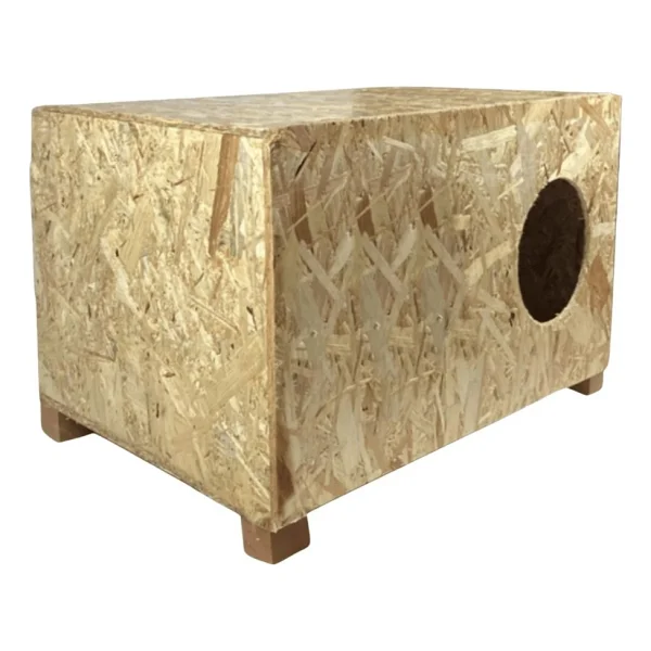 Reyo Kedi Evi Dış Ortam Uygun Ahşap Kedi Evi Osb 60 X 40 X 30 Cm - Cat24 - Görsel 3