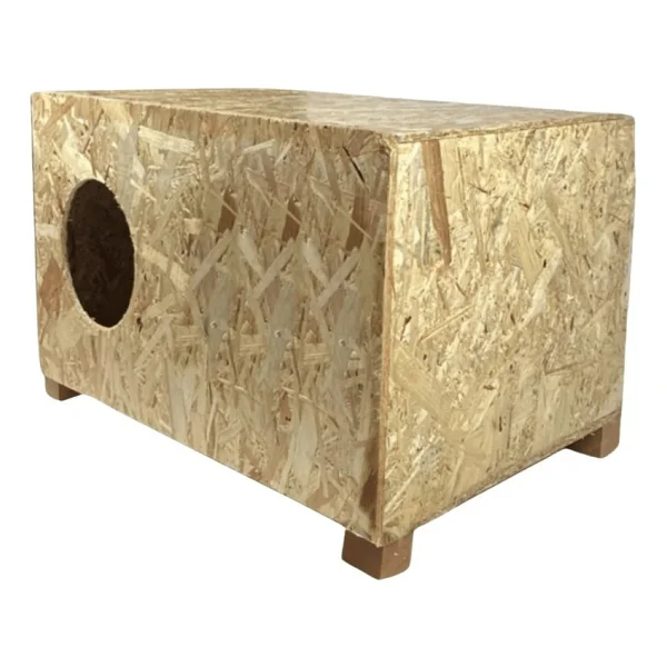 Reyo Kedi Evi Dış Ortam Uygun Ahşap Kedi Evi Osb 60 X 40 X 30 Cm - Cat24 - Görsel 4