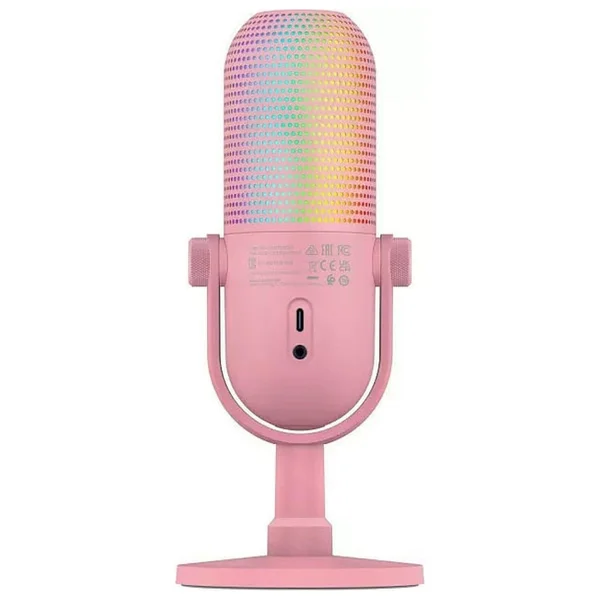Razer Seiren V3 Chroma RGB USB Pembe Kondenser Mikrofon - Görsel 2
