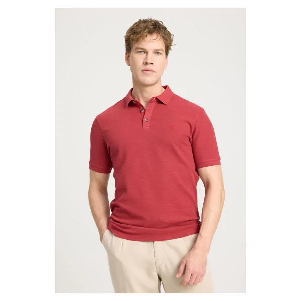 Wrangler Regular Fit Normal Kesim %100 Pamuk Polo Yaka Haki Tişört - Lacivert - Görsel 8