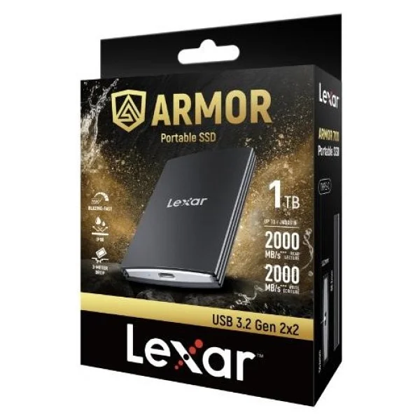 Lexar Armor 700 Lar700x001t-Rnbng USB 3.2 1 TB Taşınabilir SSD - Görsel 7