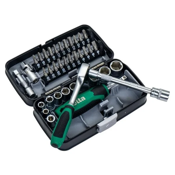 Elta 1/4'' Altıköşe Cırcırlı Lokma Anahtar Ve Bits Uç Seti 38 Parça - Görsel 3