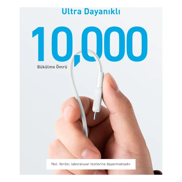 Anker 322 Powerline A81f5 0.9 M Type-C To Type-C Hızlı Şarj Kablosu - Görsel 4