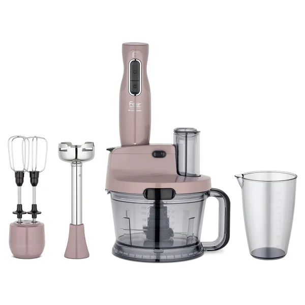 Fakir Mr.Chef Quadro Kırmızı 1000 W Blender Seti - Görsel 7