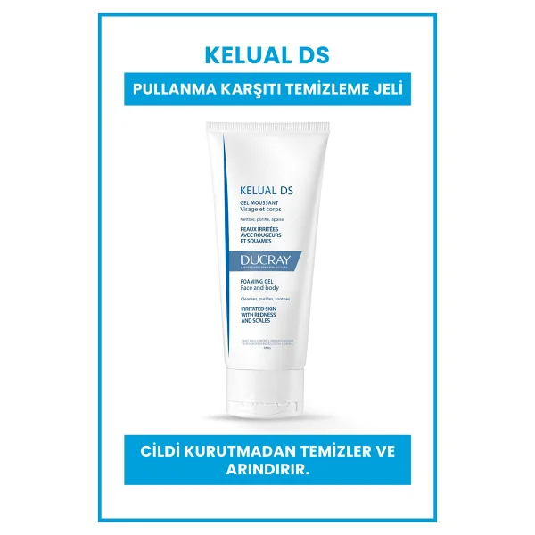 Ducray Kelual Ds Gel Moussant 200 Ml Yüz Temizleme Jeli - Görsel 5