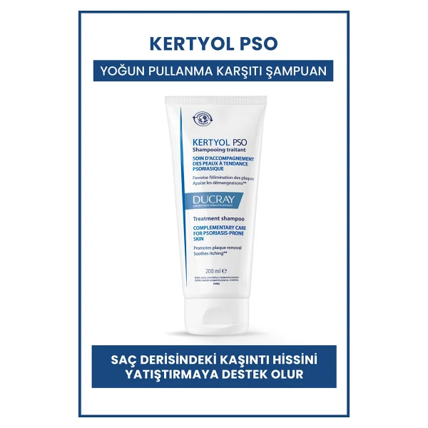 Ducray Kertyol Pso 200 Ml Kepek Şampuanı - Görsel 5
