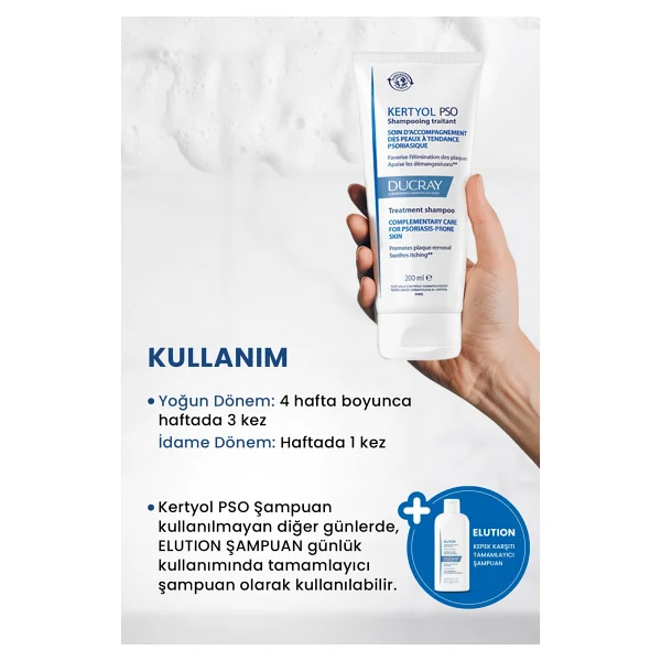 Ducray Kertyol Pso 200 Ml Kepek Şampuanı - Görsel 7