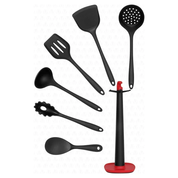 Valletta Claris Standlı 7 Parça Spatula Set Siyah - Görsel 6
