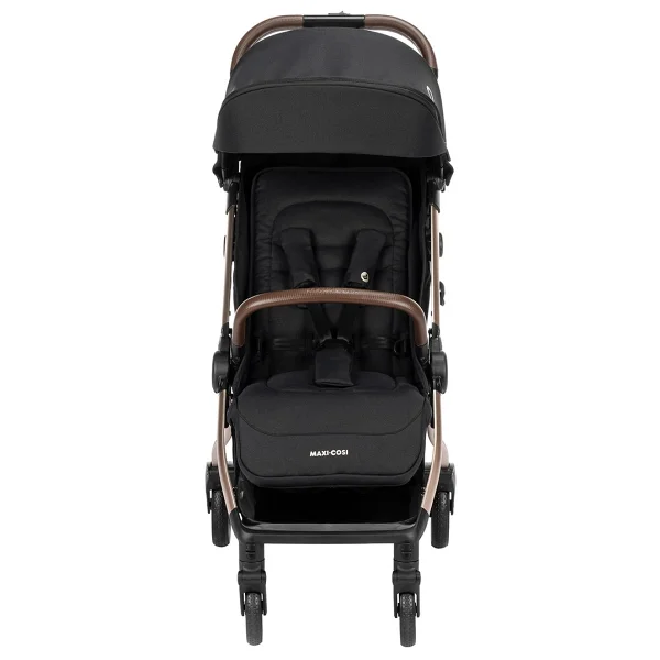 Maxi-Cosi Eva Essential Black Champagne Otomatik Katlanan Kompakt Bebek Arabası - Görsel 3